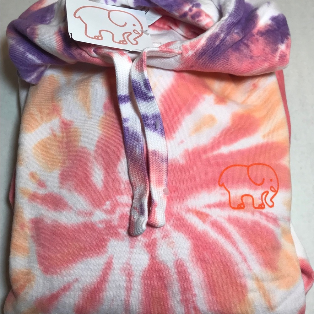 PRICE FIRM BNWT Ivory Ella Sunset Tie Dye Medium GREAT HOODIE! FINAL PRICE - Picture 6 of 13